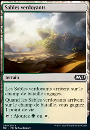 Sables verdoyants