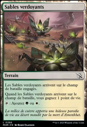 Sables verdoyants