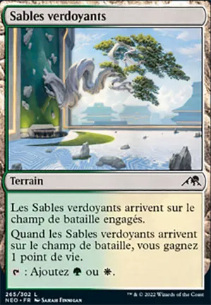 Sables verdoyants