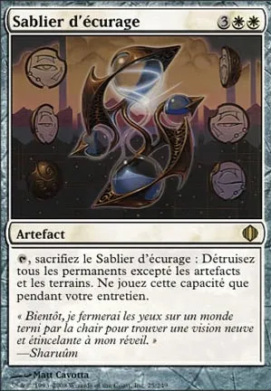 Sablier d'écurage