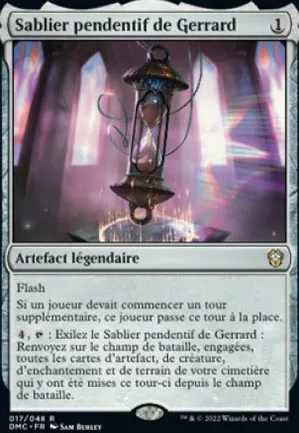 Sablier pendentif de Gerrard