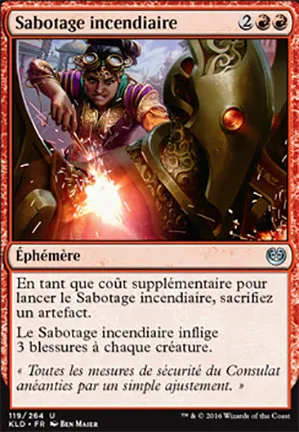 Sabotage incendiaire