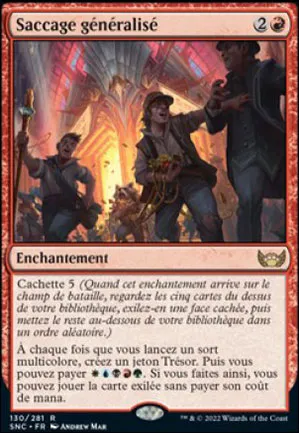 Saccage généralisé