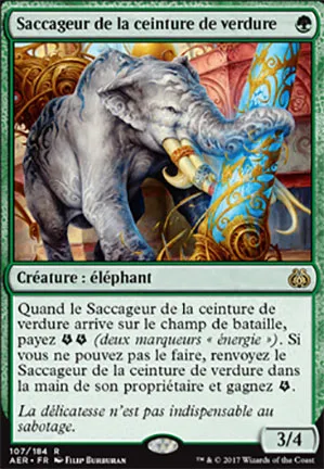 Saccageur de la ceinture de verdure