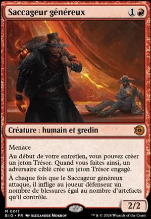 Saccageur généreux