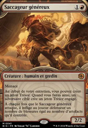 Saccageur généreux