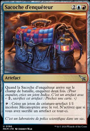 Sacoche d'enquêteur