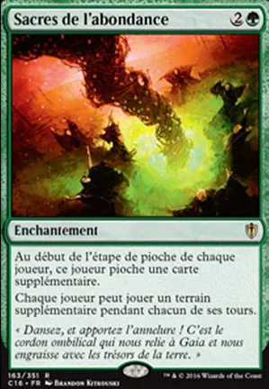 Sacres de l'abondance