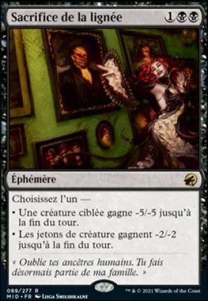 Sacrifice de la lignée