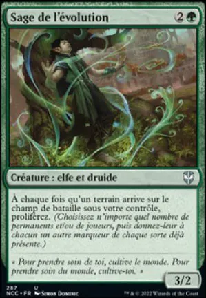 Sage de l'évolution