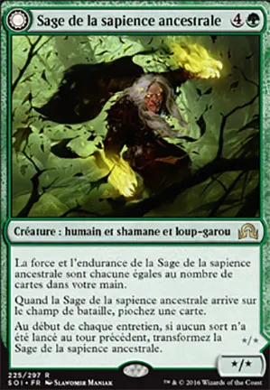 Sage de la sapience ancestrale // Loup-garou de la faim ancestrale
