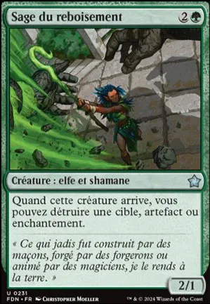 Sage du reboisement
