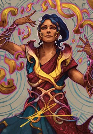 Saheeli, Éclat du soleil - Illustration