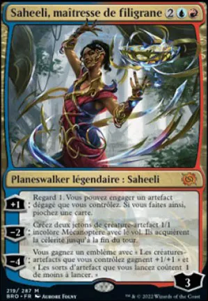 Saheeli, maîtresse de filigrane