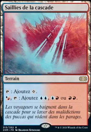 Saillies de la cascade