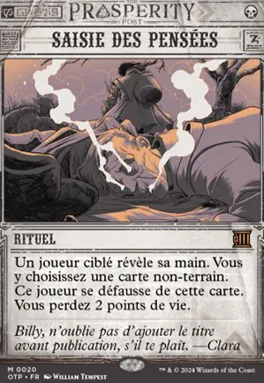 Saisie des pensées
