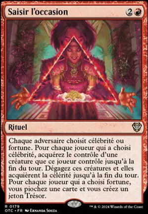 Saisir l'occasion