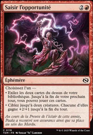 Saisir l'opportunité
