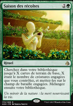 Saison des récoltes
