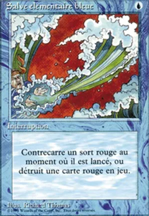 Salve élémentaire bleue
