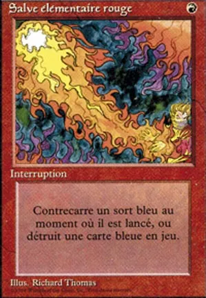 Salve élémentaire rouge