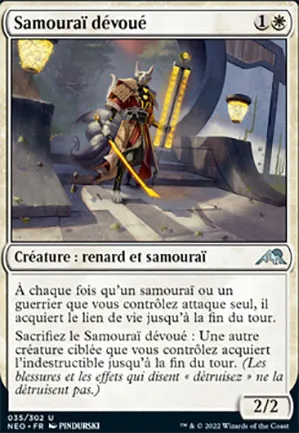 Samouraï dévoué