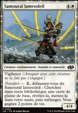 Samouraï lamesoleil