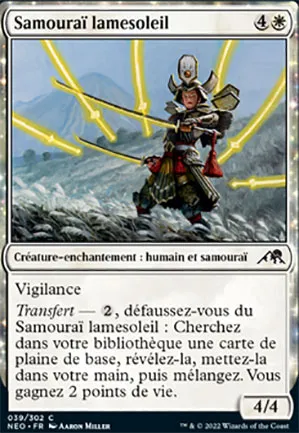 Samouraï lamesoleil