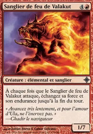 Sanglier de feu de Valakut