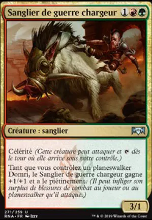 Sanglier de guerre chargeur