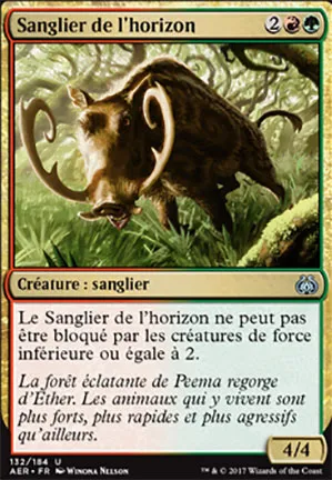Sanglier de l'horizon