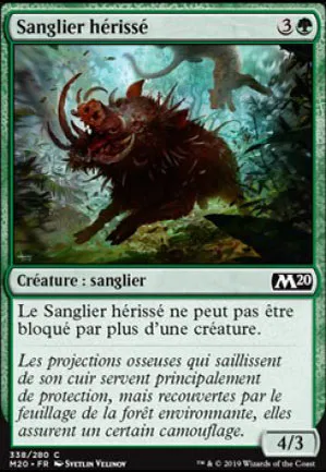 Sanglier hérissé