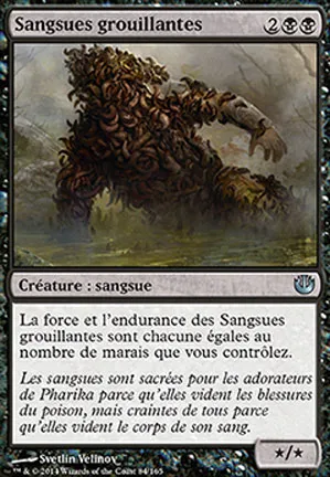 Sangsues grouillantes