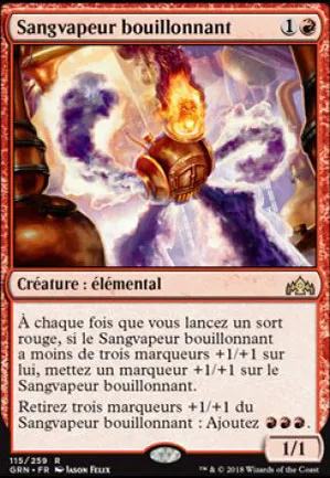 Sangvapeur bouillonnant
