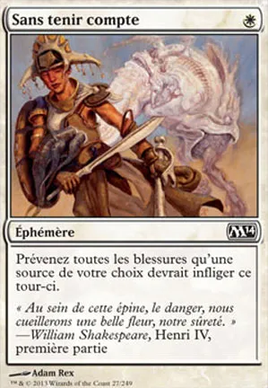 Sans tenir compte