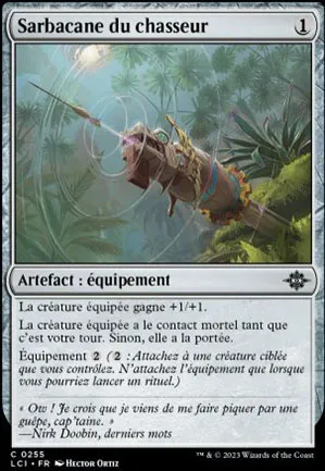 Sarbacane du chasseur