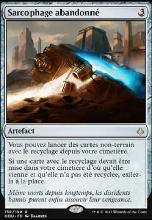 Sarcophage abandonné