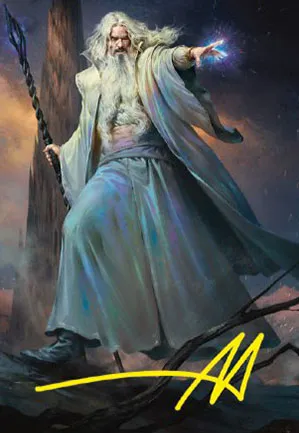 Saruman le Multicolore - Illustration