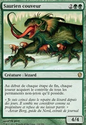 Saurien couveur