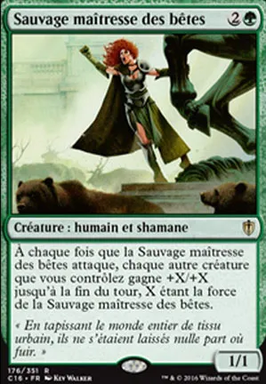 Sauvage maîtresse des bêtes