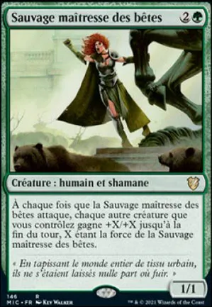 Sauvage maîtresse des bêtes