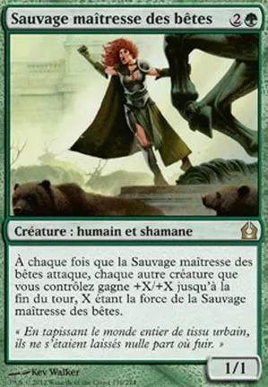 Sauvage maîtresse des bêtes