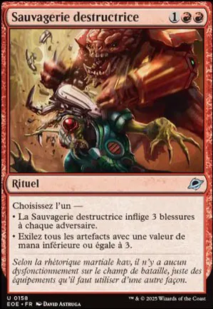 Sauvagerie destructrice