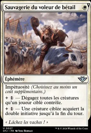 Sauvagerie du voleur de bétail