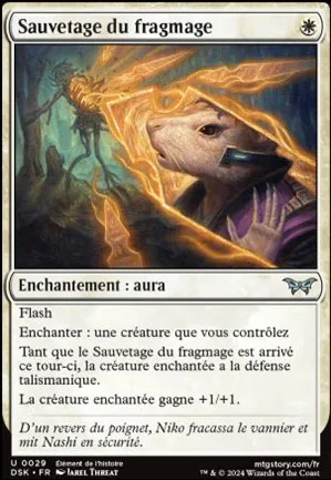 Sauvetage du fragmage