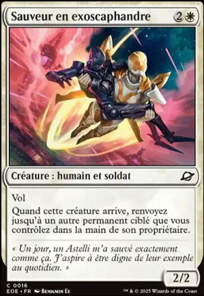 Sauveur en exoscaphandre