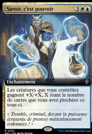 Savoir, c'est pouvoir