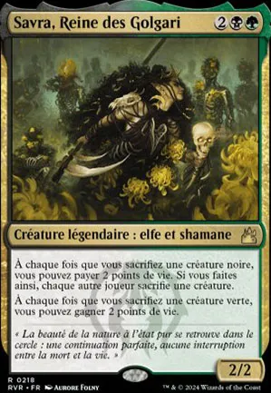 Savra, Reine des Golgari