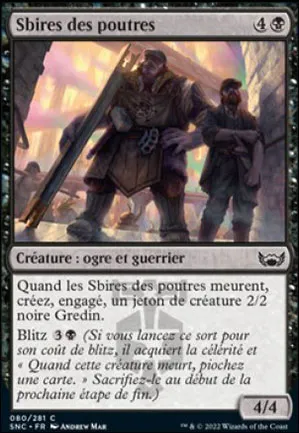 Sbires des poutres