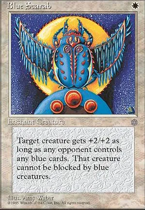 Scarabée bleu